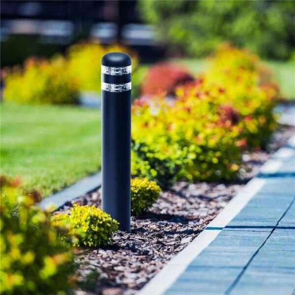 Prémiová LED venkovní lampa sloupek York 50cm 2W 110lm denní, černý