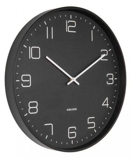 Designové nástěnné hodiny 5751BK Karlsson 40cm