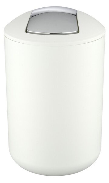 Bílý plastový odpadkový koš 6,5 l Brasil – Wenko