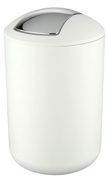 Bílý plastový odpadkový koš 6,5 l Brasil – Wenko