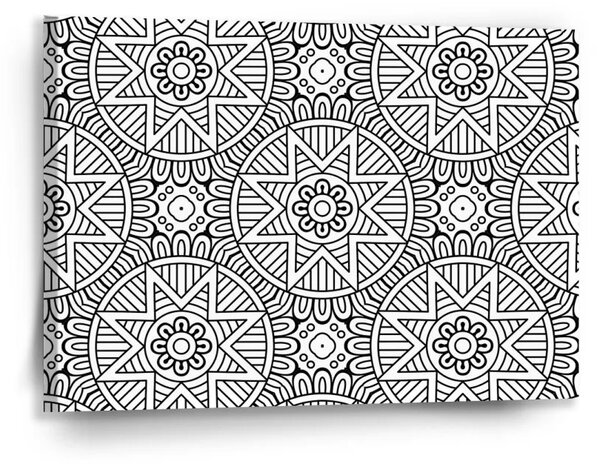 Sablio Obraz Hvězdy mehendi - 90x60 cm