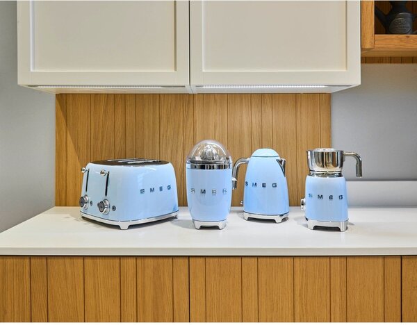 Světle modrá rychlovarná konvice 1,7 l 50's Retro Style – SMEG