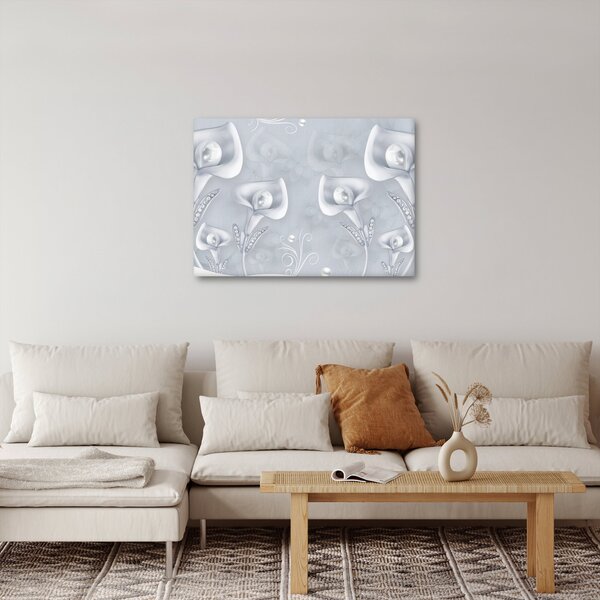 Obraz - Perlové květy (70x50 cm)