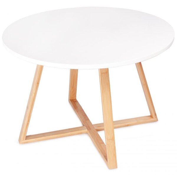 MODERNHOME Odkládací stolek Alva 60 cm bílý