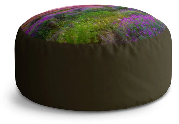 Sablio Taburet Circle Levandulové pole 2: 38x48 cm
