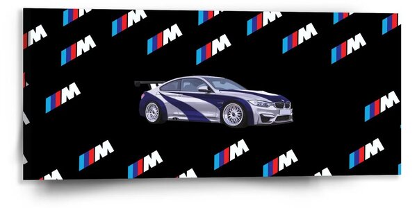 Sablio Obraz MPERFORMANCE sportovní auto - 110x50 cm