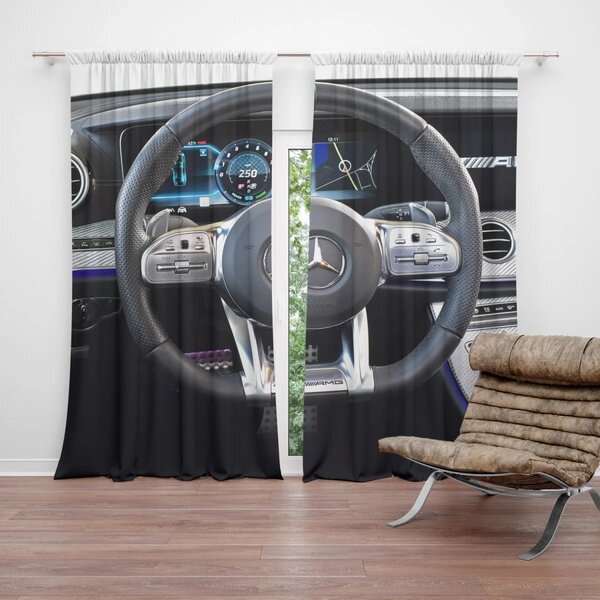 Sablio Závěs AMG interiér: 2ks 140x250cm