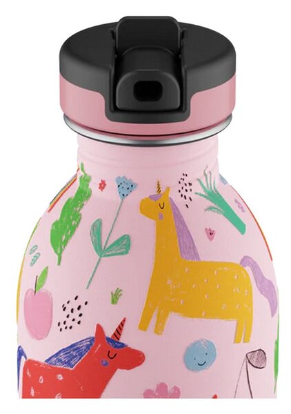 Nerezová dětská láhev Magic Friends 250ml 24 Bottles
