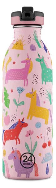 Nerezová dětská láhev Magic Friends 500ml 24 Bottles