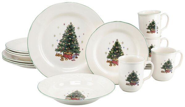 KOMBINOVANÁ SOUPRAVA Tannenbaum bunt 16dílné Creatable - Sady nádobí kombinované, Online Only