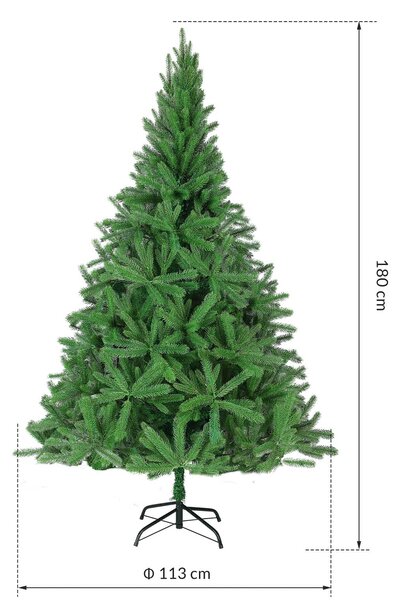 Deuba Umělý vánoční stromeček 180 cm + stojan