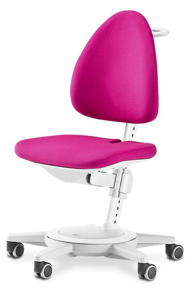 Dětská rostoucí židle moll Maximo bílá Barva potahu: růžová