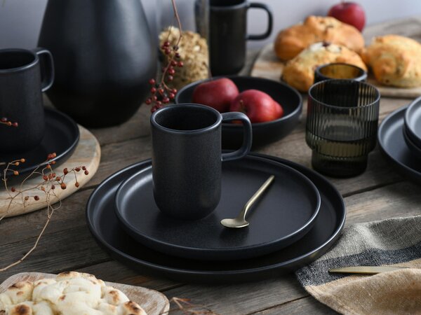 KOMBINOVANÁ SOUPRAVA Uno Black 16dílné Creatable - Online Only nádobí, Online Only