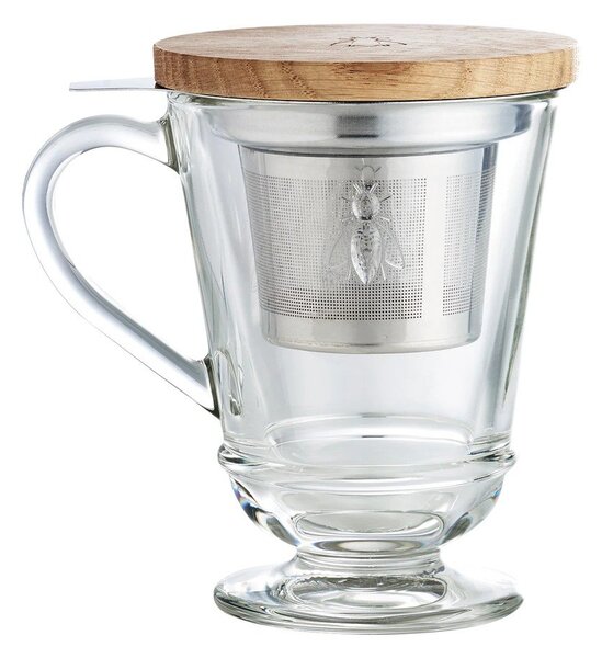 Skleněný hrnek se sítkem 270 ml Abeille – La Rochére