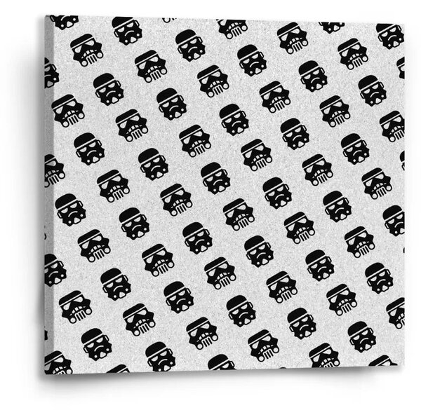 Sablio Obraz Star Wars Stormtrooper Pattern šikmý - 50x50 cm