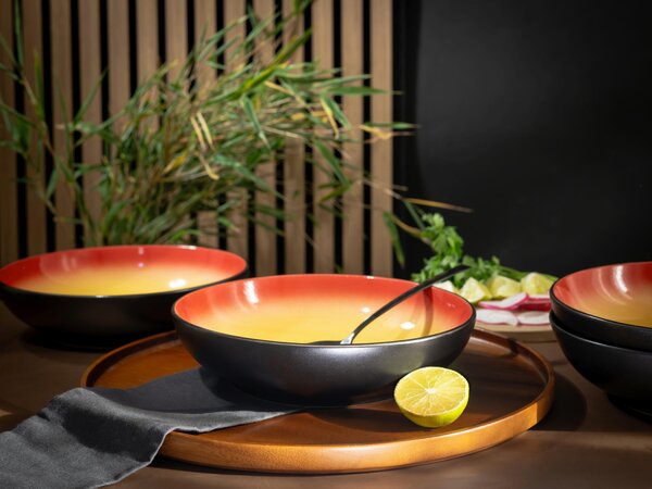 SADA HLUBOKÝCH TALÍŘŮ kamenina keramika Creatable - Kolekce nádobí, Online Only