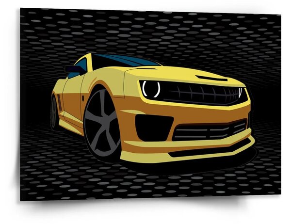 Sablio Obraz Chevrolet Camaro Puntíky - 150x110 cm