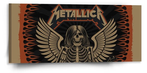 Sablio Obraz METALLICA Padlý anděl - 110x50 cm