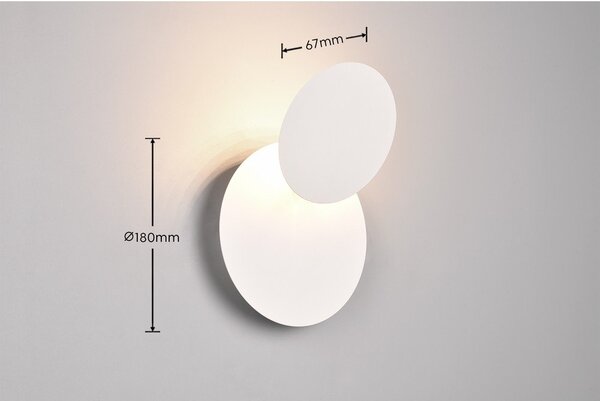 Bílé LED nástěnné svítidlo Mio – Trio