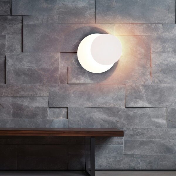 Bílé LED nástěnné svítidlo Mio – Trio