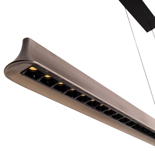 MAXLIGHT P0595 - LED Lustr na lanku JO-JO LED/38W/230V antracit
