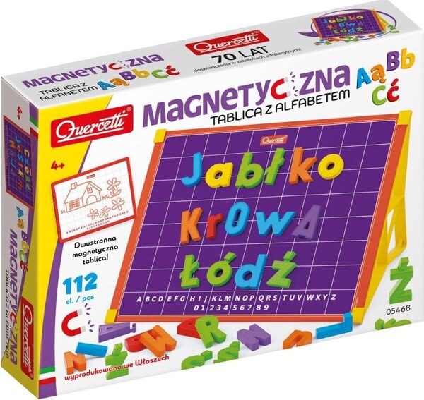 Magnetická tabule s abecedou – Quercetti