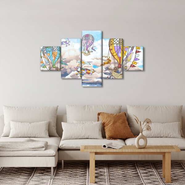 Obraz - Výprava v oblacích (125x70 cm)