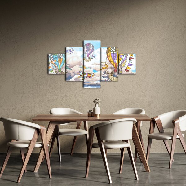 Obraz - Výprava v oblacích (125x70 cm)