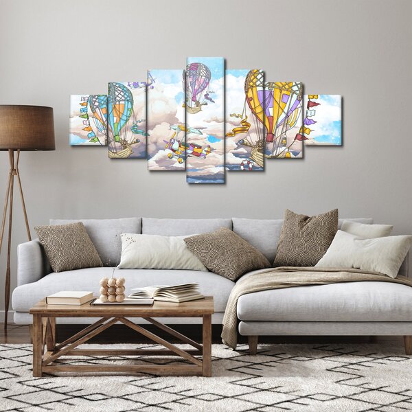 Obraz - Výprava v oblacích (210x100 cm)