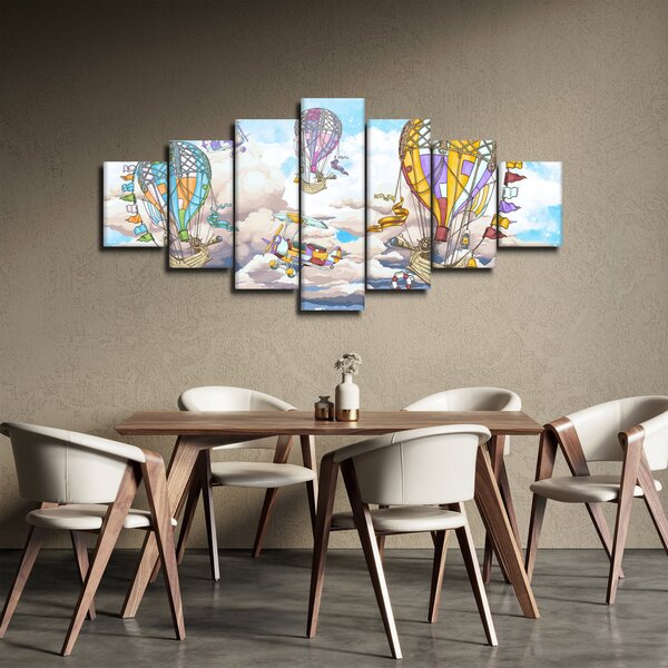 Obraz - Výprava v oblacích (210x100 cm)