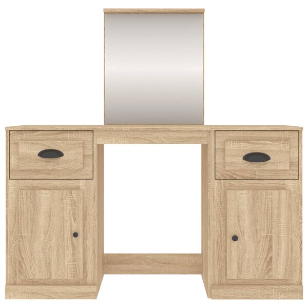 Toaletní stolek se zrcadlem dub sonoma 130 x 50 x 132,5 cm 3185338