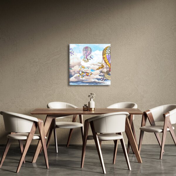 Obraz - Výprava v oblacích (30x30 cm)