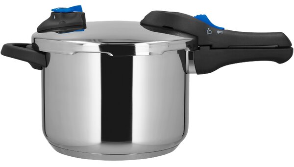 Silvercrest® Tlakový hrnec z nerezové oceli, Ø 22 cm, 6 l (100410266)