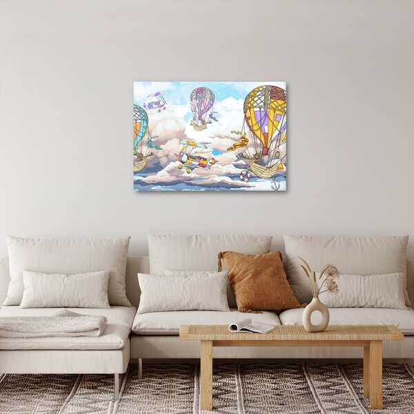 Obraz - Výprava v oblacích (70x50 cm)