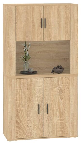 Skříň highboard dub sonoma kompozitní dřevo 3185354