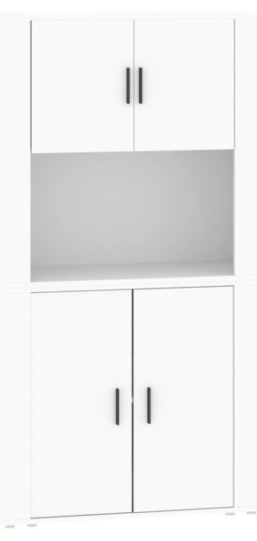 Skříň highboard bílá kompozitní dřevo 3185351
