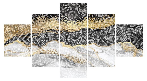 Obraz - Mandala v mramoru (125x70 cm)