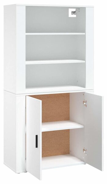 Skříň highboard bílá kompozitní dřevo 3185359