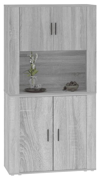 Skříň highboard šedá sonoma kompozitní dřevo 3185357