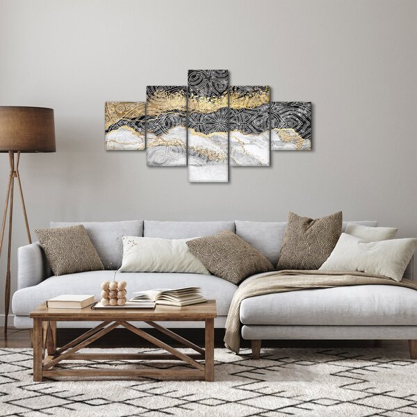 Obraz - Mandala v mramoru (125x70 cm)