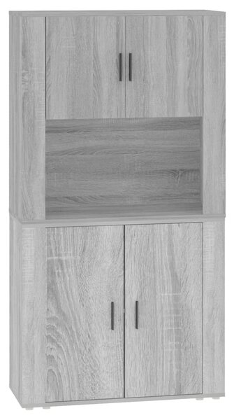 Skříň highboard šedá sonoma kompozitní dřevo 3185357
