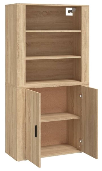 Skříň highboard dub sonoma kompozitní dřevo 3185362