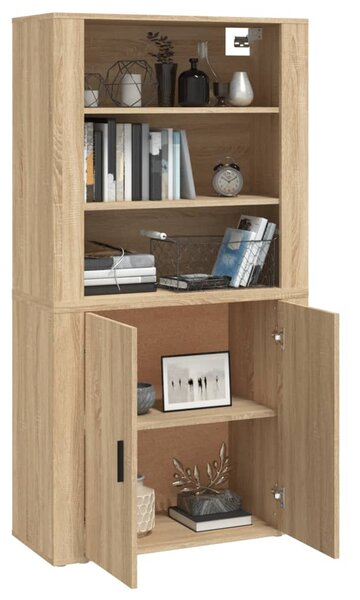 Skříň highboard dub sonoma kompozitní dřevo 3185362