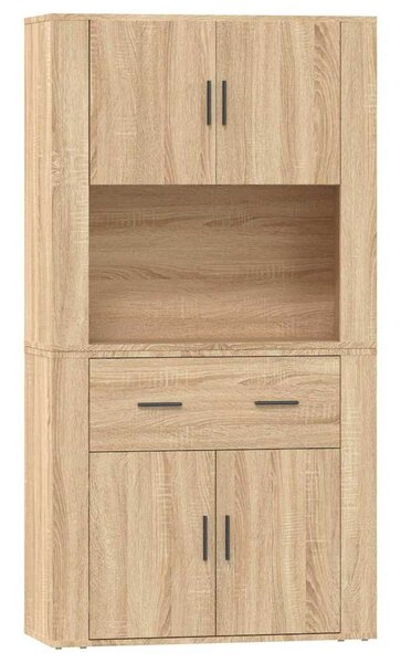 Skříň highboard dub sonoma kompozitní dřevo 3185370