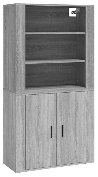 Skříň highboard šedá sonoma kompozitní dřevo 3185365