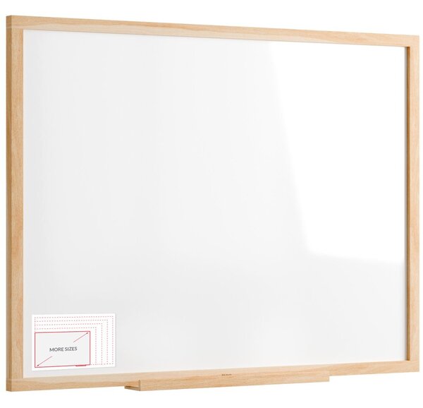 Magnetická stíratelná tabule 120 × 90 cm v bukovém rámu ALLboards DESIGN, MP129BCH