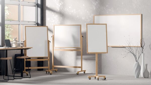 Magnetická stíratelná tabule 90 × 60 cm v bukovém rámu ALLboards DESIGN, MP96BCH