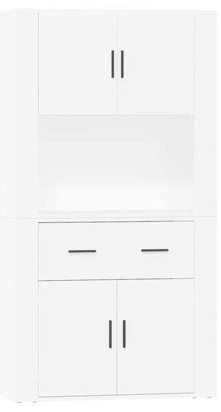 Skříň highboard bílá kompozitní dřevo 3185367