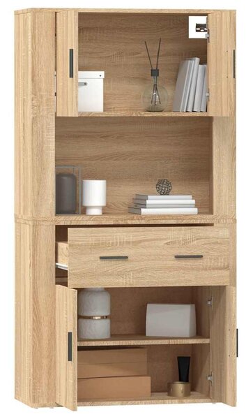 Skříň highboard dub sonoma kompozitní dřevo 3185370