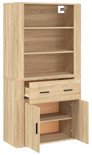 Skříň highboard dub sonoma kompozitní dřevo 3185378